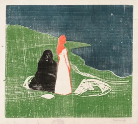Deux femmes sur le rivage