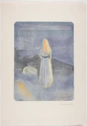 Jeune femme sur la plage