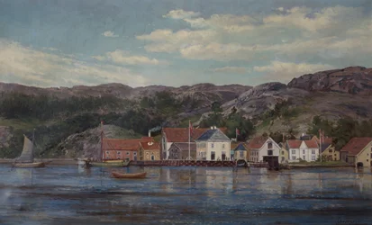 La rivière à Flekkefjord