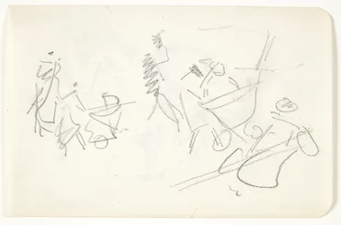 Étude de composition pour le tableau de Langelinie
