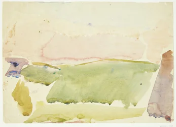 Paysage avec des champs