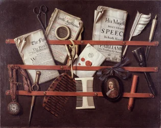 Porte-lettres, vers 1676