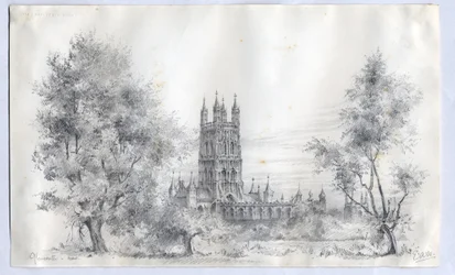 Cathédrale de Gloucester, 1900