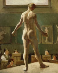 Figure masculine debout