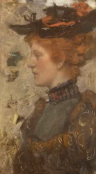Portrait de Mlle Elizabeth D. Reid