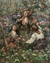 Le Chant du merle, vers 1908