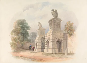 Conception pour une porte de parc