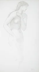 Nu féminin debout