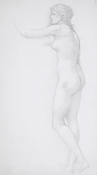 Nu féminin debout