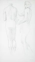 Deux nus vus de dos