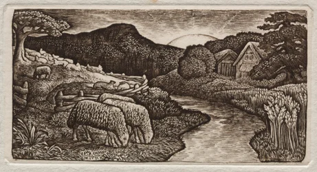 Les brebis de son pâturage, 1828