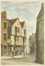 Vue de Peter Street vers Bear Lane, en direction de Castle Green