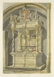 Monument à Sir John Newton, Bart., dans la Cathédrale de Bristol