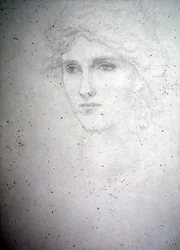 Étude de tête - Bessie Keane, c.1898