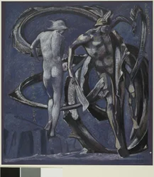 Persée et Andromède, étude pour La Destinée accomplie