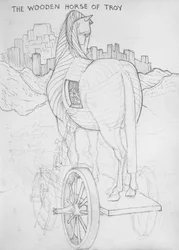 Le cheval de bois de Troie
