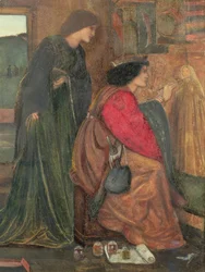 Conception pour un panneau du cabinet de la lune de miel du roi René, 1851