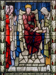 Le roi David et la Charité, vers 1896