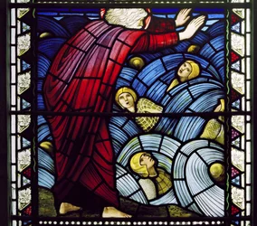 Kirkcaldy Old Kirk, Morris & Co., Edward Burne-Jones, Le Passage de la Mer Rouge