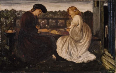 Le joueur de backgammon, 1862