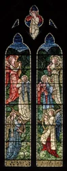 Wilden, All Saints, Morris & Co., Edward Burne-Jones, John Henry Dearle, Angels Of Paradise, Angel Musicians