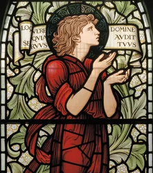 Wilden, All Saints, Morris & Co., Edward Burne-Jones, John Henry Dearle, Samuel (détail)