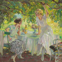 Afternoon Tea (huile sur toile)