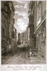 Butcher Row, Westminster, Londres, 1796