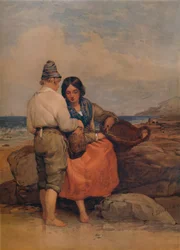 Pêcheurs de crevettes, XIXe siècle, 1935