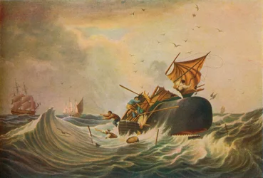 Pêche à la baleine dans les mers du Sud, 1836