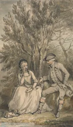 Illustration pour Un Voyage Sentimental : Épisode : Maria et son Chien Sylvia