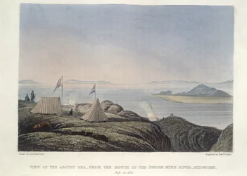 Vue de la mer Arctique, depuis l