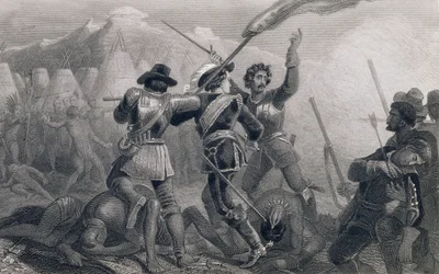 La guerre des Pequots, 1636, de 