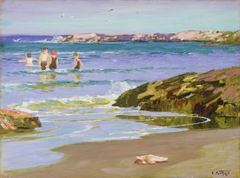Marée basse, vers 1915