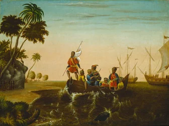 Le débarquement de Colomb