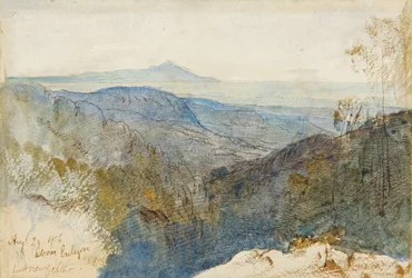 Vue lointaine du Mont Athos