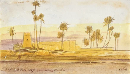 Près de Wady Halfeh, 17h30, 6 février 1867