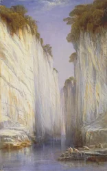 Les rochers de marbre — Nerbudda Jubbolpore