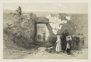 Vues de Rome et de ses environs : Porte ancienne d
