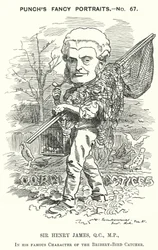 Caricature de Punch : Sir Henry James