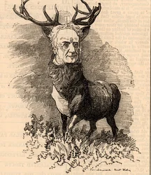 Caricature de Walter Francis Scott