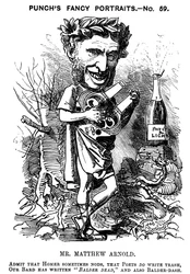 Matthew Arnold 1822-1888, poète, critique et éducateur britannique, 1881