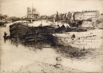 Vue de Notre-Dame depuis la Seine