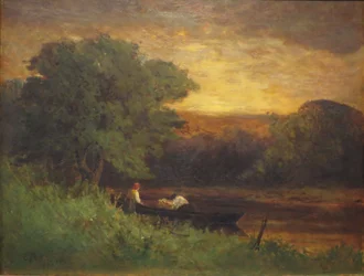 Scène fluviale