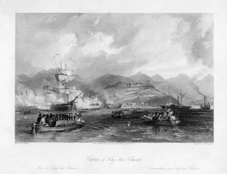 Capture de Ting-hai, Chusan, Chine, 1841