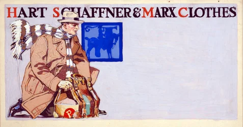 Publicité pour les vêtements Hart, Schaffner & Marx, publiée en 1900
