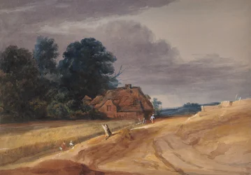 Paysage avec cottage