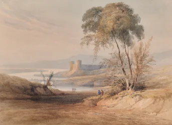Paysage avec arbres