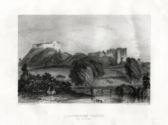 Château de Carisbrooke, Newport, Île de Wight, 1860