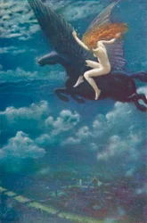 Idylle de rêve - une valkyrie, 1902, 1905